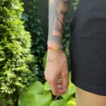 Tęczowa Pleciona Bransoletka