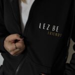 Rozpinana Bluza Lez Be Friends BLACK