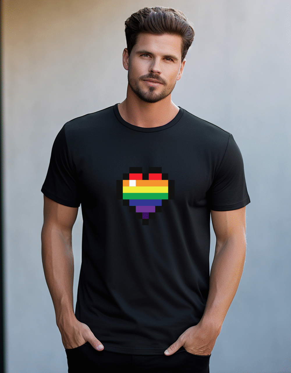 PIXEL LGBT BLACK