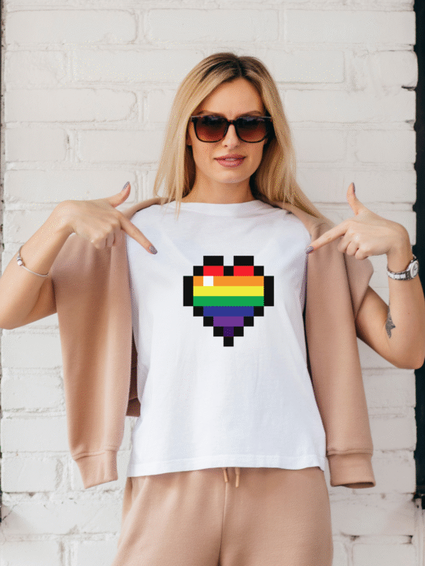 PIXEL LGBT WHITE<span> - </span>S